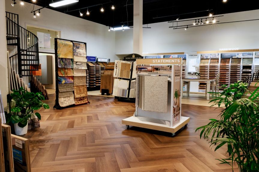 Flooring showroom