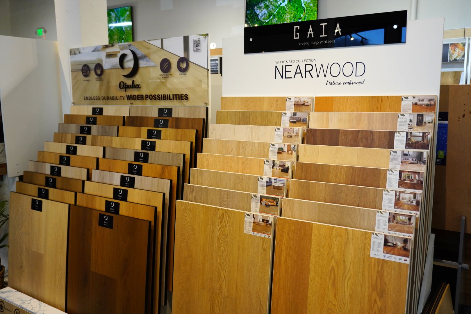 Laminate flooring swatch